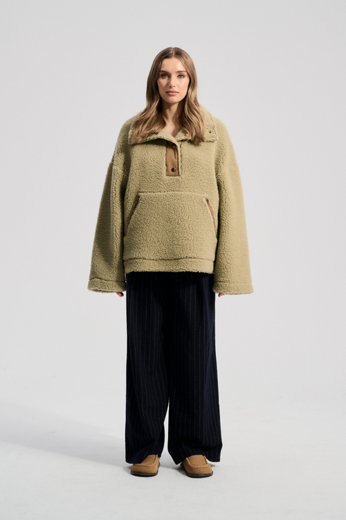 BLUZA WEŁNIANA SHERMATT PISTACJA