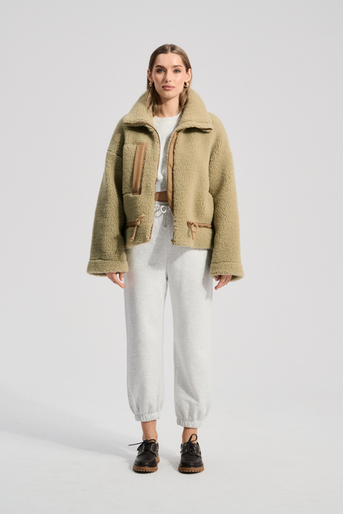 POLAR WEŁNIANY NATTA PISTACJA