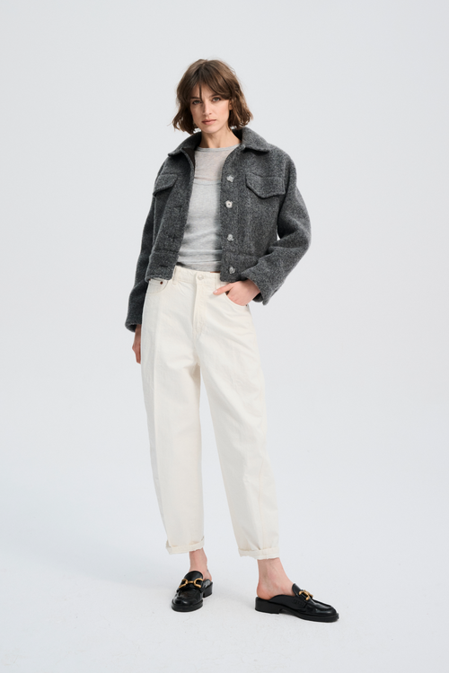 KURTKA WEŁNIANA KATANA KANA GRAFIT