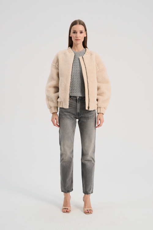 KURTKA WEŁNIANA BOMBUS