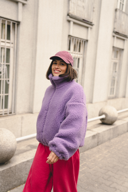 KURTKA POLAR MERINO BLANCS LILA