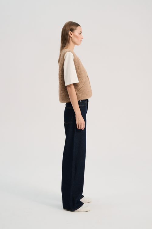 KAMIZELKA WEŁNIANA POS DĘBOWY