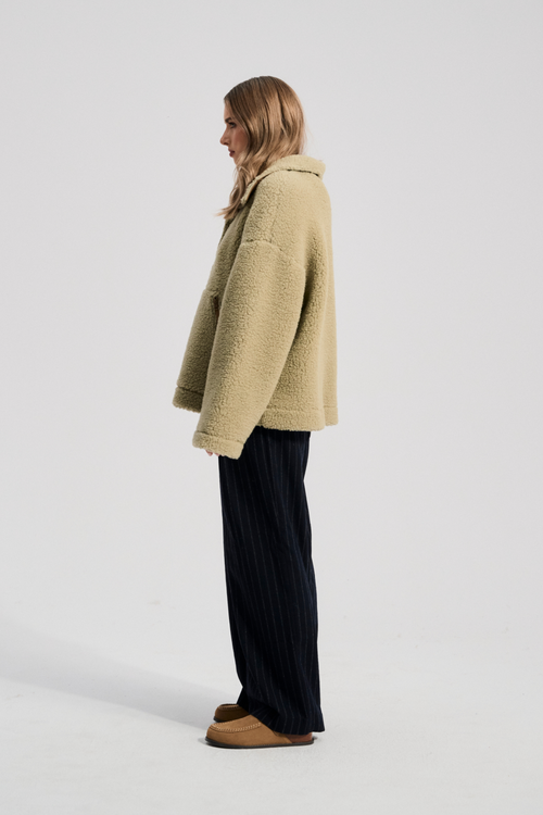 BLUZA WEŁNIANA SHERMATT PISTACJA