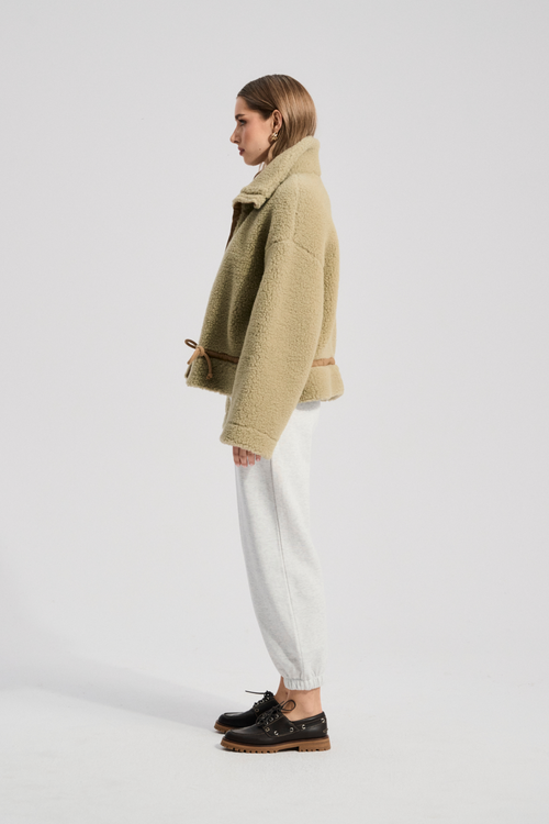 POLAR WEŁNIANY NATTA PISTACJA