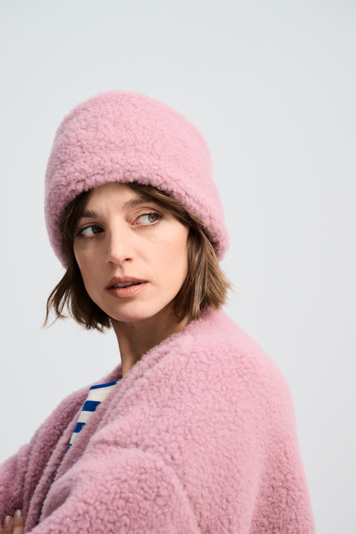 OPASKA WEŁNIANA VOVO RÓŻ WENECKI