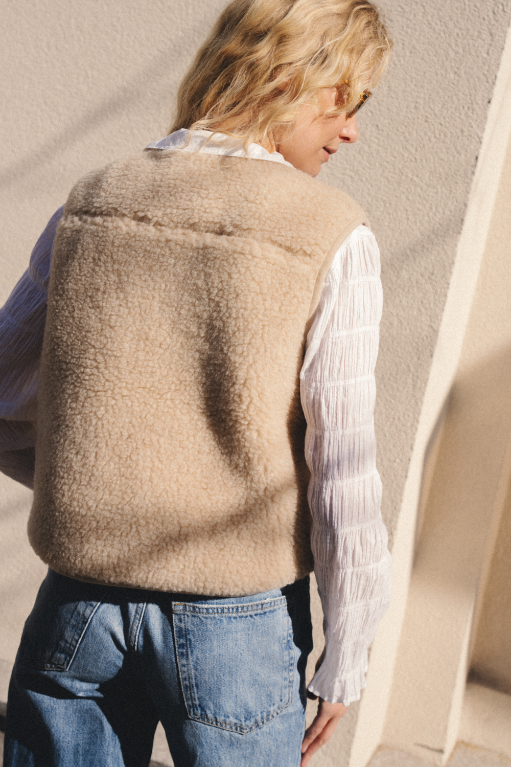 KAMIZELKA MERIN JASNY BEŻ ULTRA LIGHT