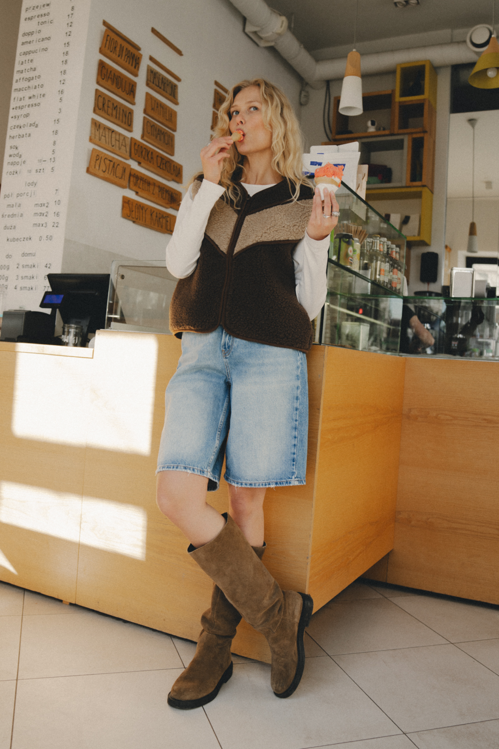 KAMIZELKA TIDE UL CHOCOLATE MARTINI/TAN