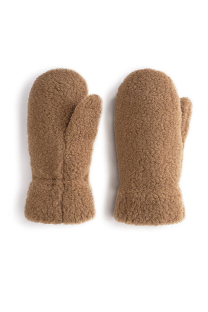 RĘKAWICZKI WEŁNIANE GULLY ULTRA LIGHT BRĄZOWY MIŚ