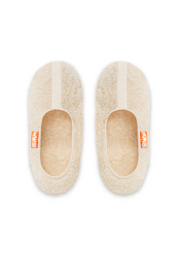 PANTOFLE WEŁNIANE DO KOSTKI BALLES NATURAL