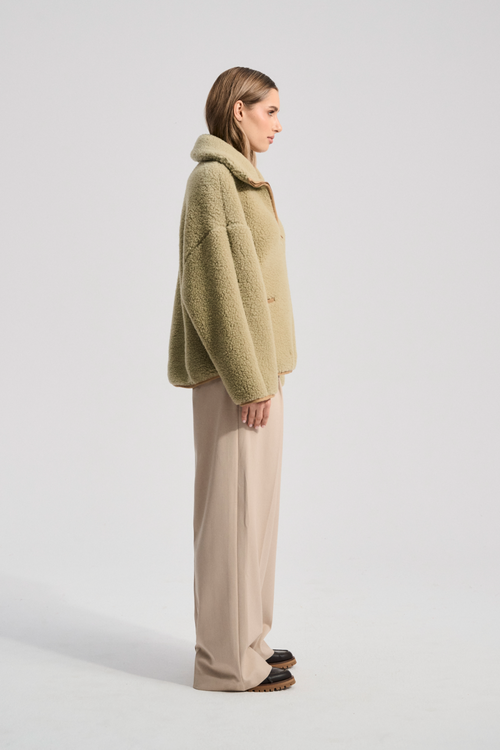 POLAR WEŁNIANY BELIN PISTACJA