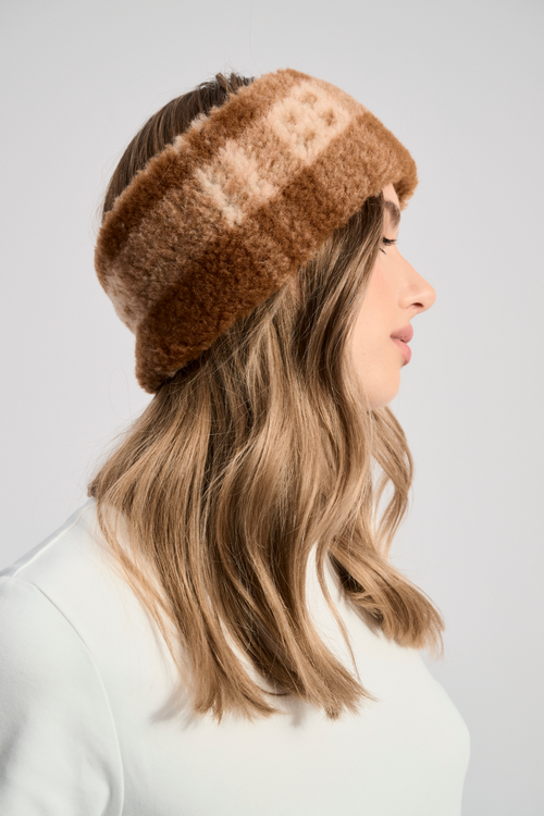 OPASKA WEŁNIANA VOVO SZKOCKA MORELA