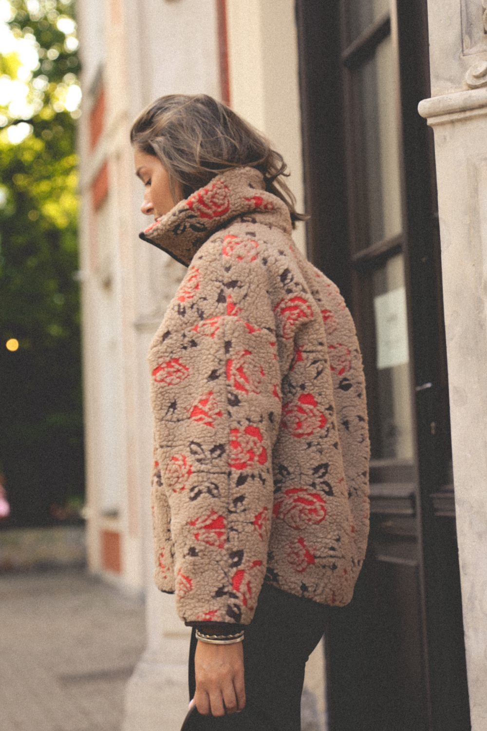 BLUZA POLAR MERINO BELIN OLD ROSE CORAL