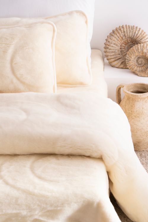 KOMPLET POŚCIELI WEŁNIANEJ LUNA 180x200