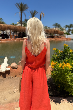 SPODNIE MARAQ POMARAŃCZ