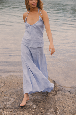 SPÓDNICA SEA JASNY NIEBIESKI