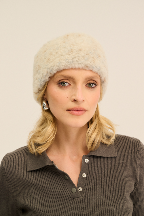 OPASKA VOVO PATTERN KROPKI MULTI BEŻ