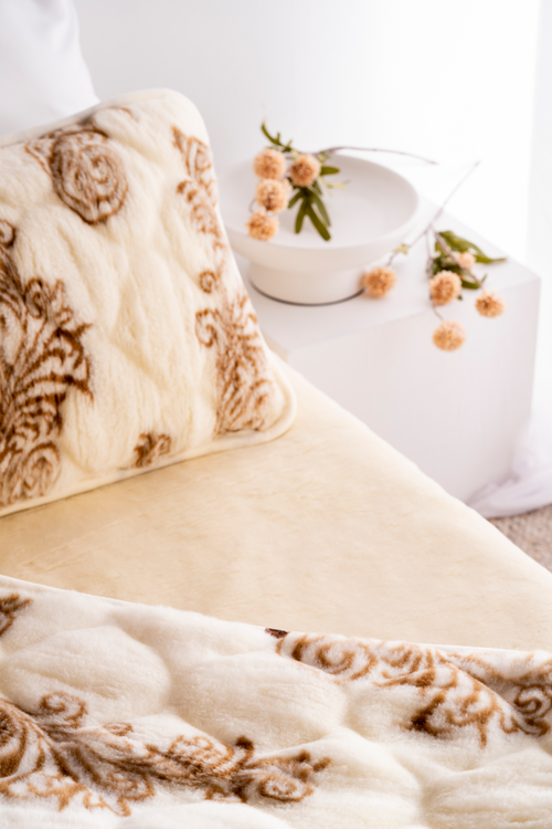 KOMPLET POŚCIELI WEŁNIANEJ GLAMOUR 160x200