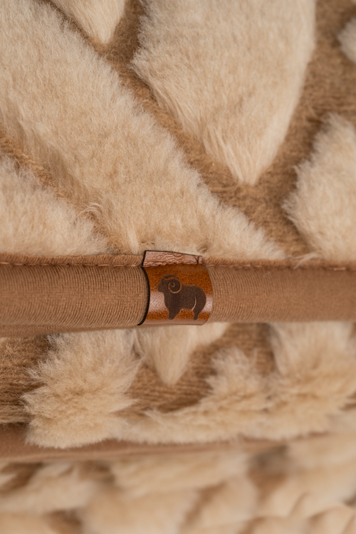 KOMPLET POŚCIELI WEŁNIANEJ GRUBY WARKOCZ 160x200