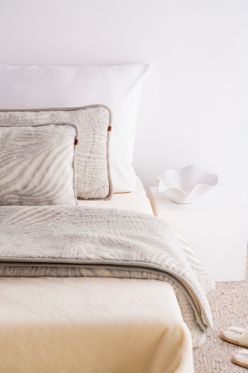 KOMPLET POŚCIELI WEŁNIANEJ GREY MOOD 180x200