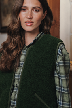 KAMIZELKA POS CIEMNA ZIELEŃ