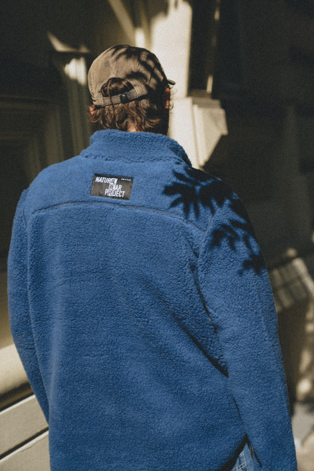 KURTKA SHERPA MEN BLUE BLUE