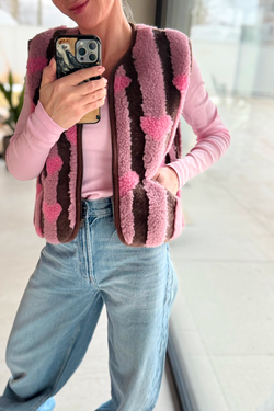 KAMIZELKA POS L00P STRIPEY HEARTS