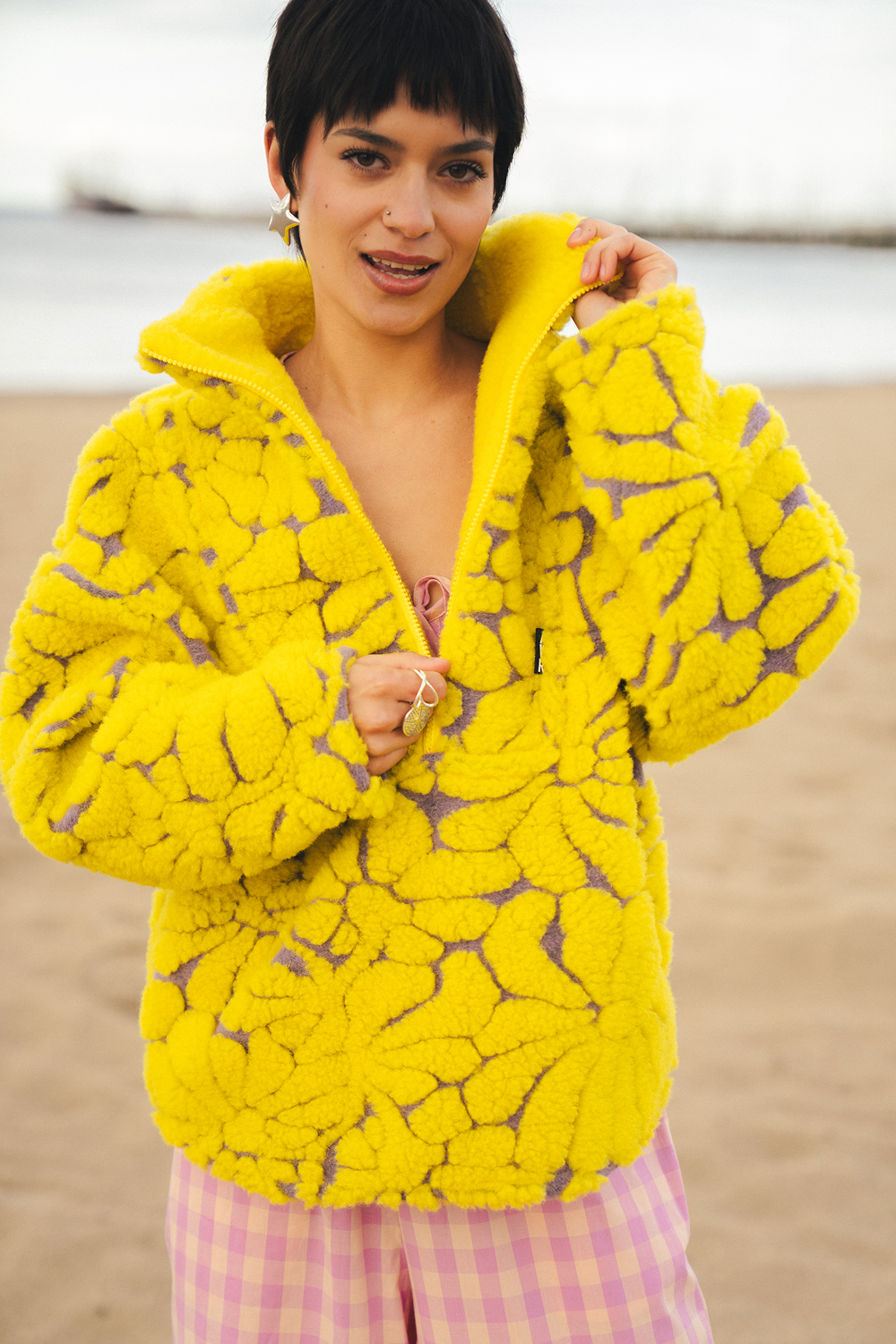 BLUZA MERINO ORA  CUBANA/ LEMON GRASS LOOP