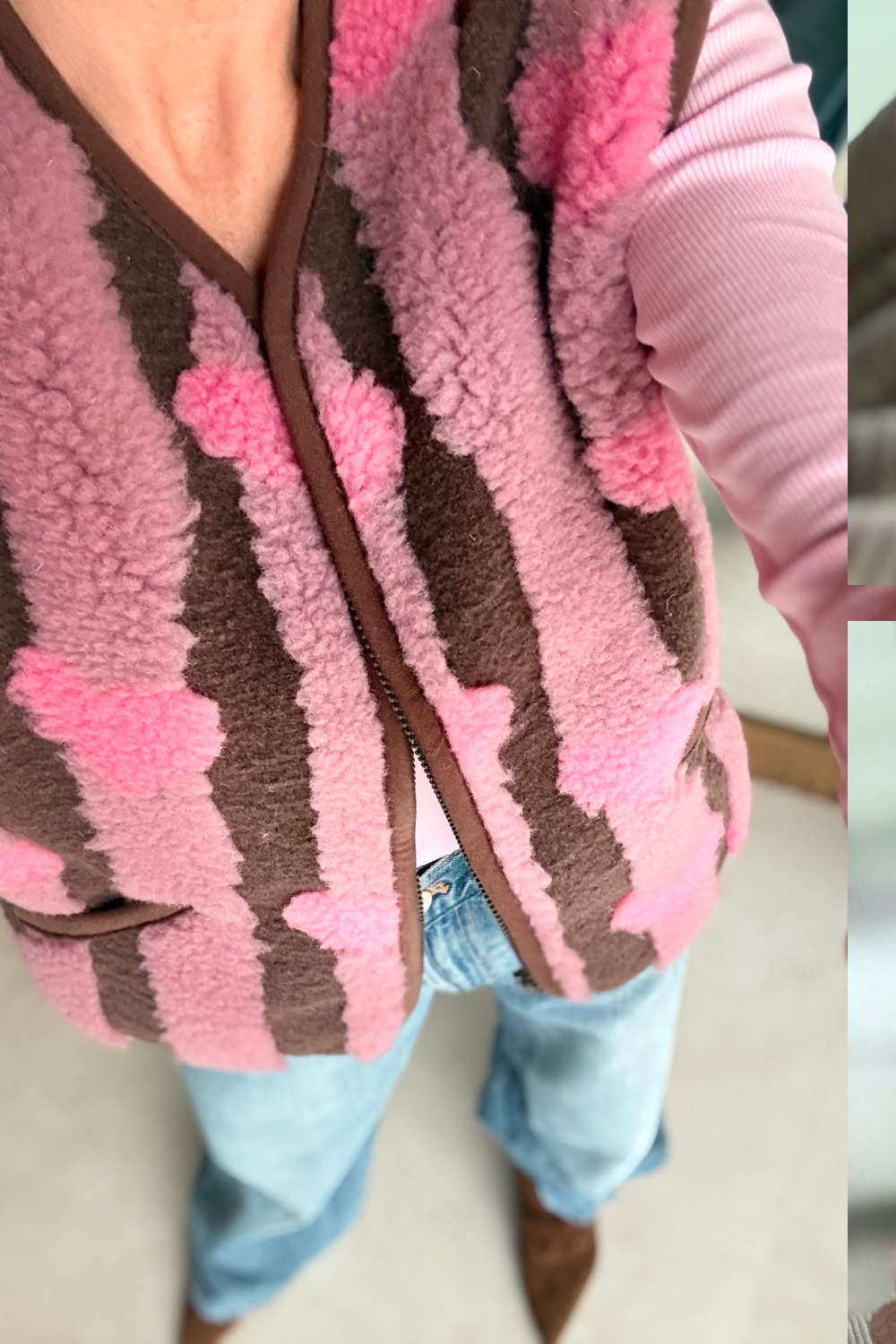 KAMIZELKA POS L00P STRIPEY HEARTS