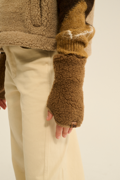 MITENKI  ULTRA LIGHT BRĄZOWY MIŚ