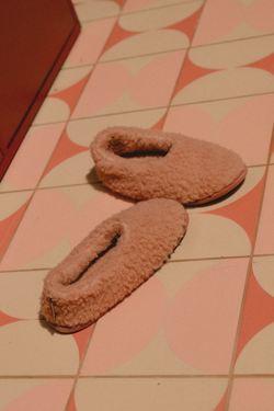 PANTOFLE SO COZY RUGBY TAN