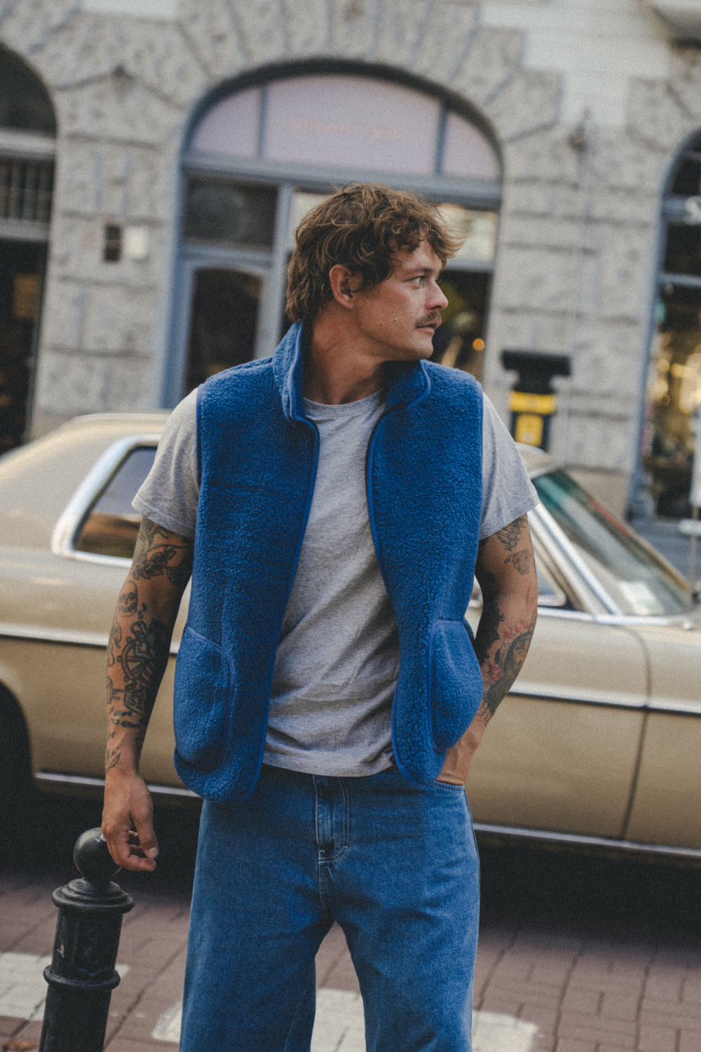 KAMIZELKA VAN MEN UL BLUE BLUE