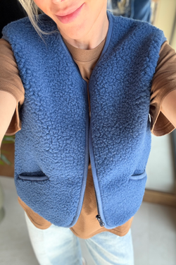 KAMIZELKA POS MODRY NIEBIESKI ULTRA LIGHT