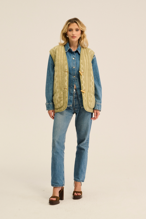 KAMIZELKA ALPEN 4.0 PISTACJA ARAN