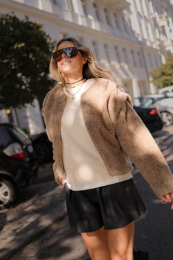 KURTKA WAVES JODEŁKA KARMEL