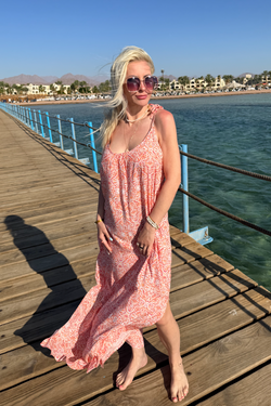 SUKIENKA AMORE POMARAŃCZ WISKOZA