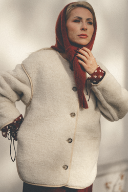 KURTKA MERINO CLOUDER LUX ALABASTER