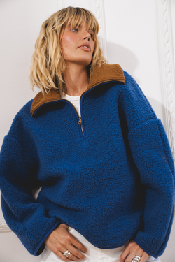 POLAR WEŁNIANY BEL MODRY NIEBIESKI ULTRA LIGHT