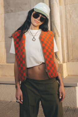 KAMIZELKA POS PATTERN KORAL CAMELLO ULTRA LIGHT