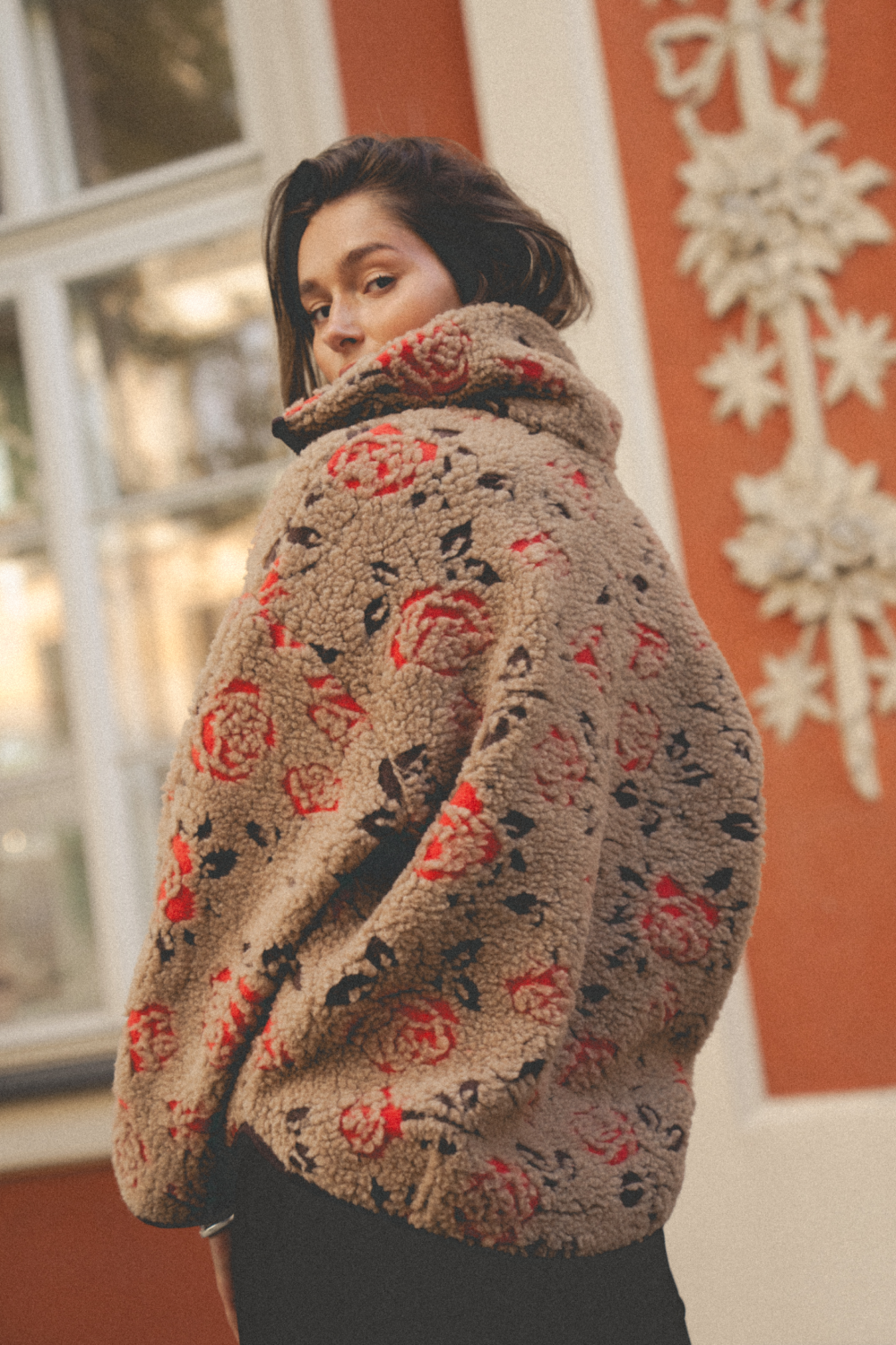 BLUZA POLAR MERINO BELIN OLD ROSE CORAL