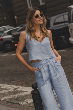 SPODNIE CITY JASNY NIEBIESKI